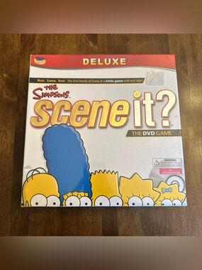 Scene It? The Simpsons Deluxe Edition DVD Trivia Video Game 2009 NEW SEALED